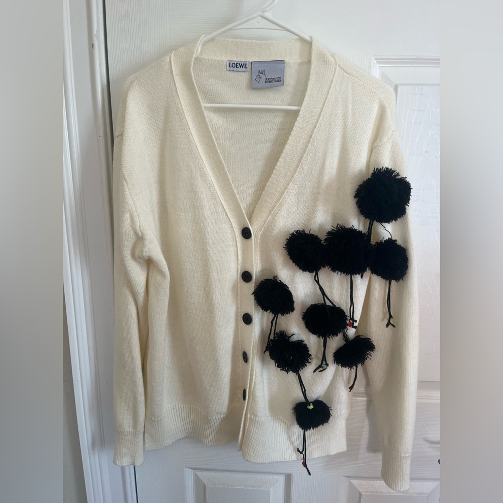 Loewe Spirited Away wool cardigan Studio Ghibli